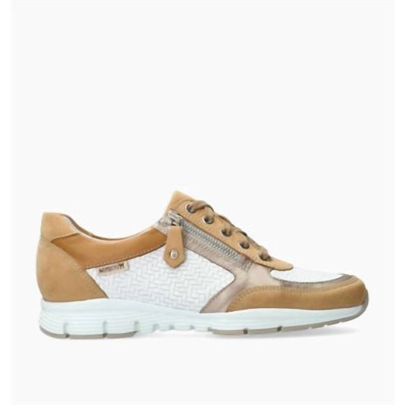 NEW MEPHISTO women's ylona zipper sneaker in sand